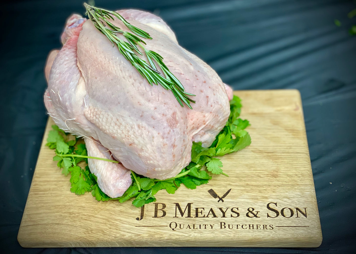 Fresh whole chicken, locally sourced from Harrogate, North Yorkshire.   Minimum weight 1.8kg